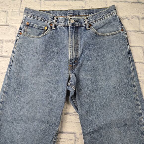 Levi's 550 Men's Jeans Red Tab Straight Leg 100% Cotton 2014 size 34 - Picture 6 of 16